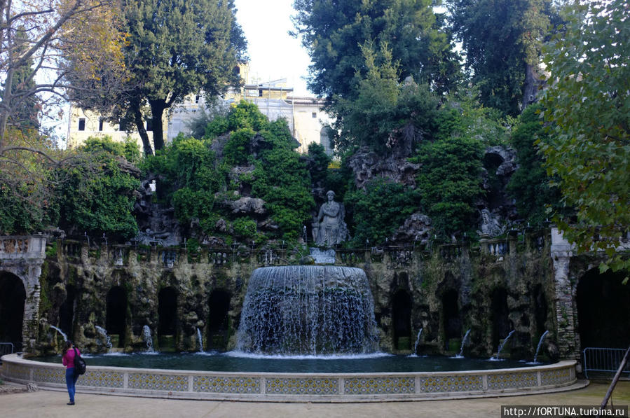 Овальный фонтан Тиволи, Италия
