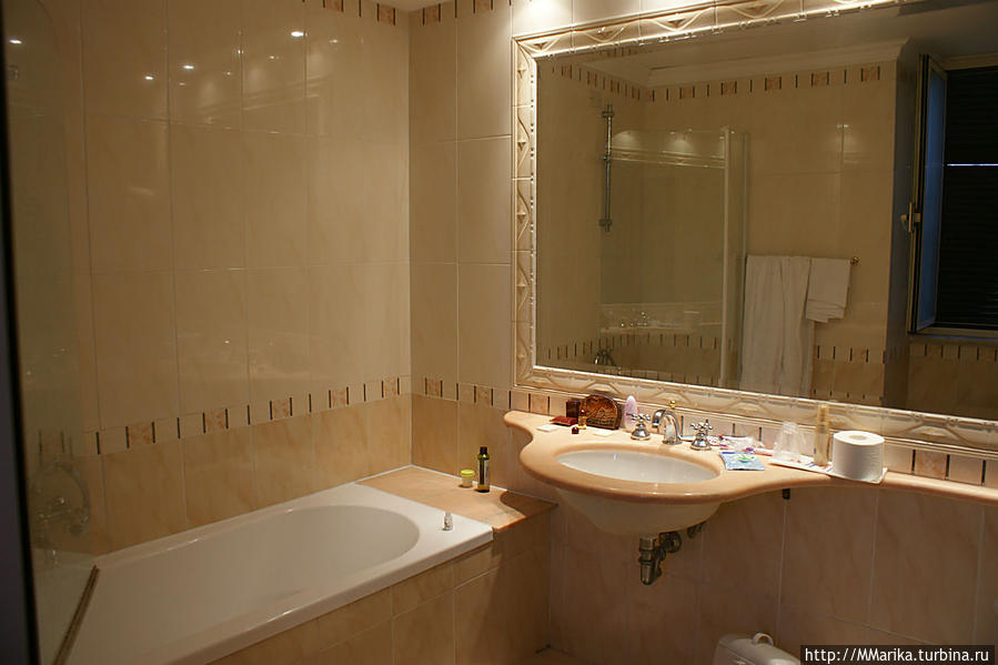 ванная комната одноместного номера Рим, Италия