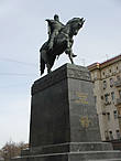 Памятник Юрию Долгорукому — основателю Москвы на Тверской площади.
