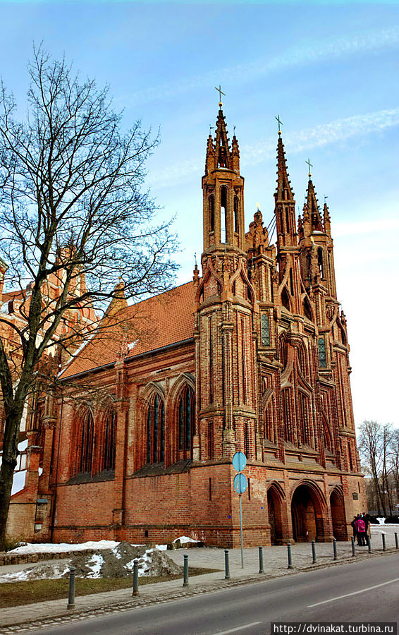 Костел святой Анны (ул. Майронё / Maironio g., 8) Вильнюс, Литва