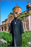 Духовный отец настоятель Одзунской церкви, отце Тер Вртанесе Багаляне. Фото Левона Бахшяна.
