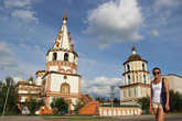 В Иркутске множество красивых церквей.