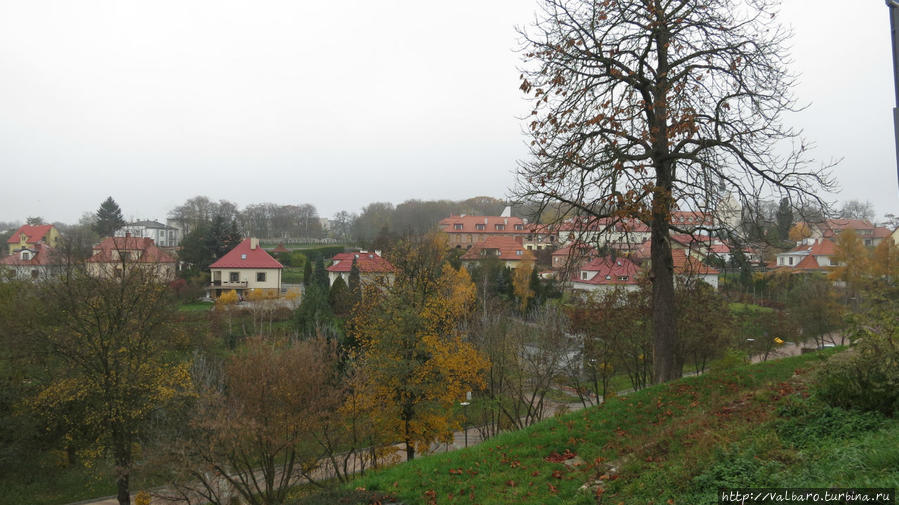 Вид на город с Жидовской улицы Сандомир, Польша