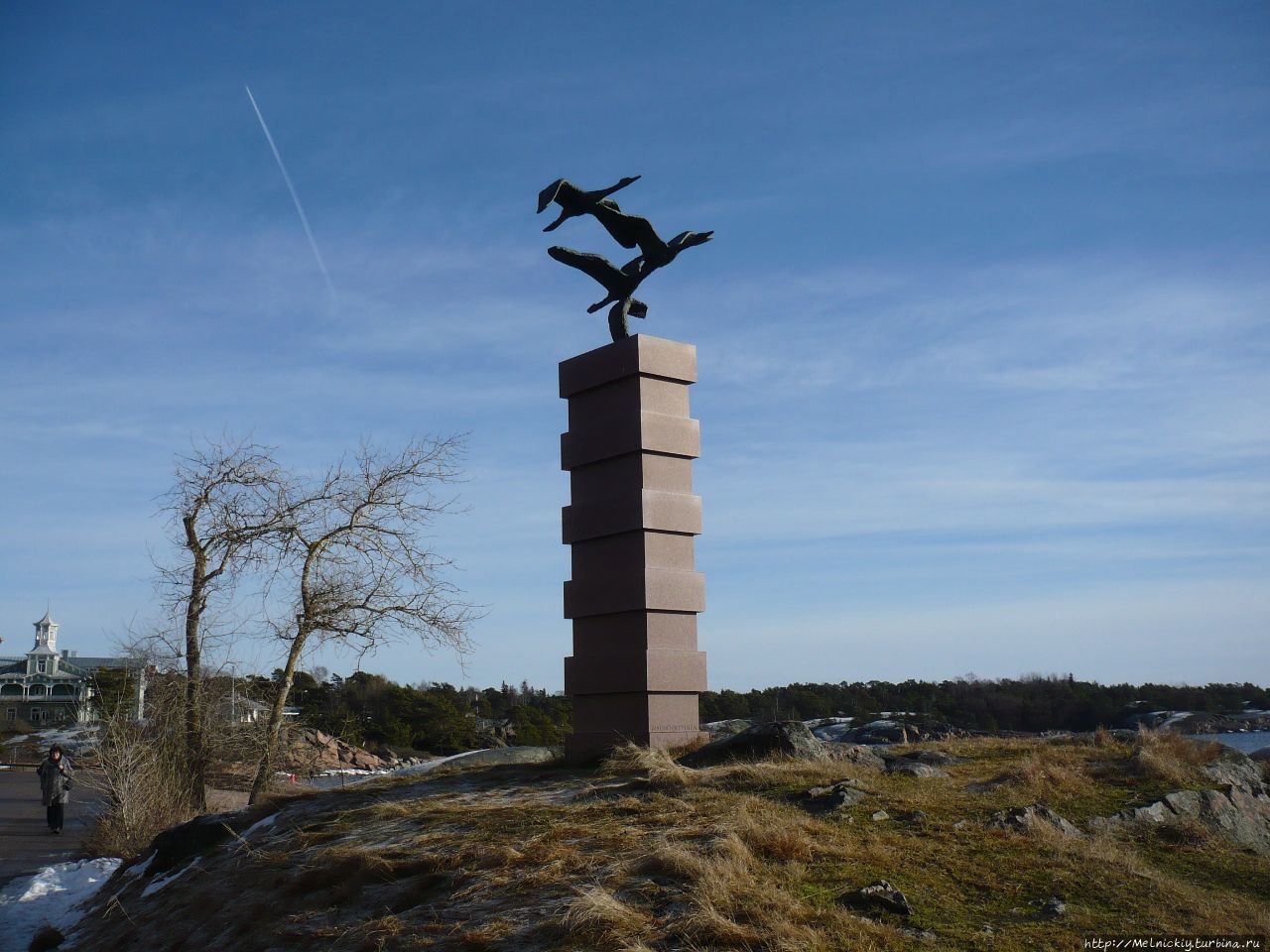 Памятник эмигрантам Ханко, Финляндия