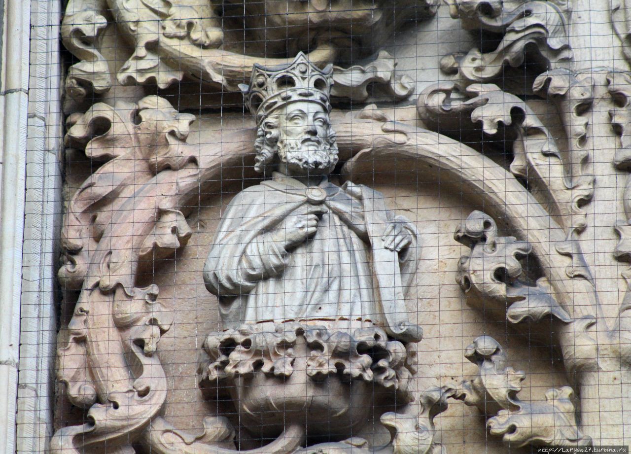 Церковь Св. Ламберта, южный фасад, Древо Иессеево, деталь Мюнстер, Германия
