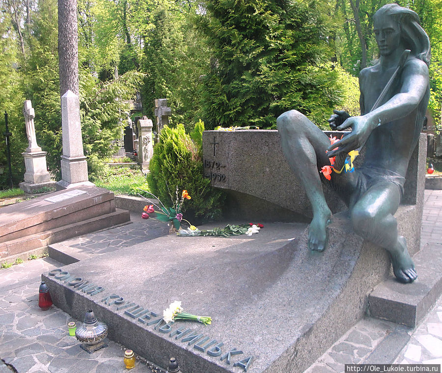 Могила Саломеи Крушельницкой Могила Саломеи Крушельницкой