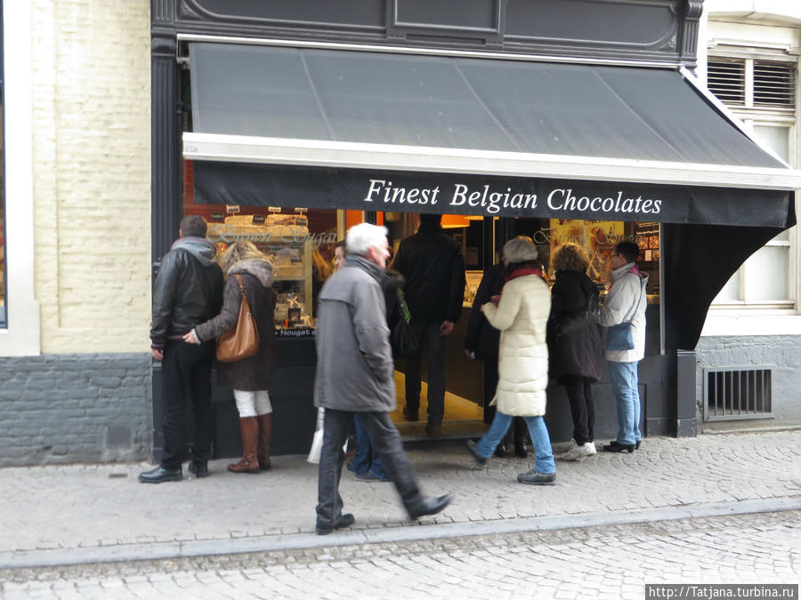 Вкуснейший бельгийский шоколад Брюгге, Бельгия