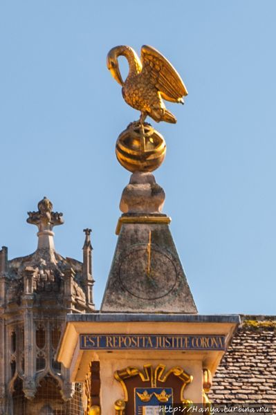 Колледж Корпус Кристи, Оксфорд. Солнечные часы Sundbull Pelican. Фото из интернета Оксфорд, Великобритания