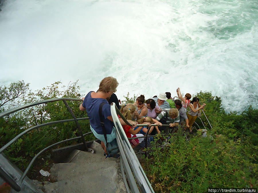 Рейнский водопад — чарующее чудо природы Шаффхаузен, Швейцария
