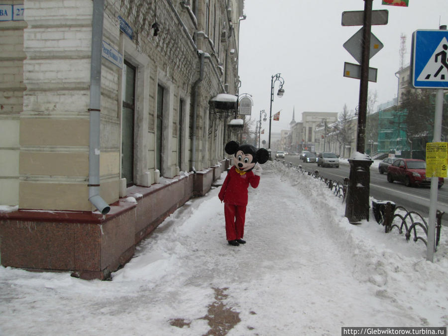 Прогулка по Тюмени в апрельский снегопад Тюмень, Россия