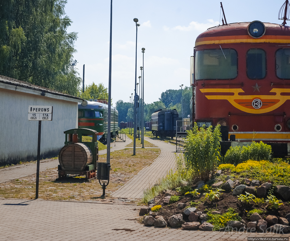 Музей истории Латвийской железной дороги Рига, Латвия