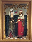 Людвиг II Строгий  (1229 — 1294)  , герцог баварский,  с супругой Марией Брабантской (1226 -1256). Foto Internet