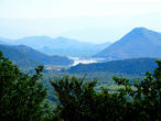 Вид на Скадарское озеро.