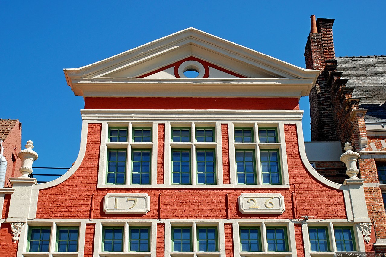 Здание постройки 1726 года в Генте. Фото из интернета Гент, Бельгия