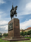 Загреб. Памятник королю Томиславу.