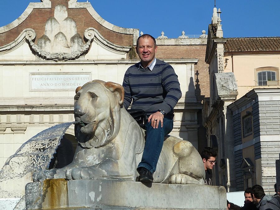 Посидеть на львах-2 Рим, Италия