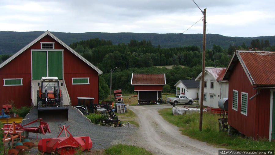 Ферма рядом с Нотодденом Норвегия
