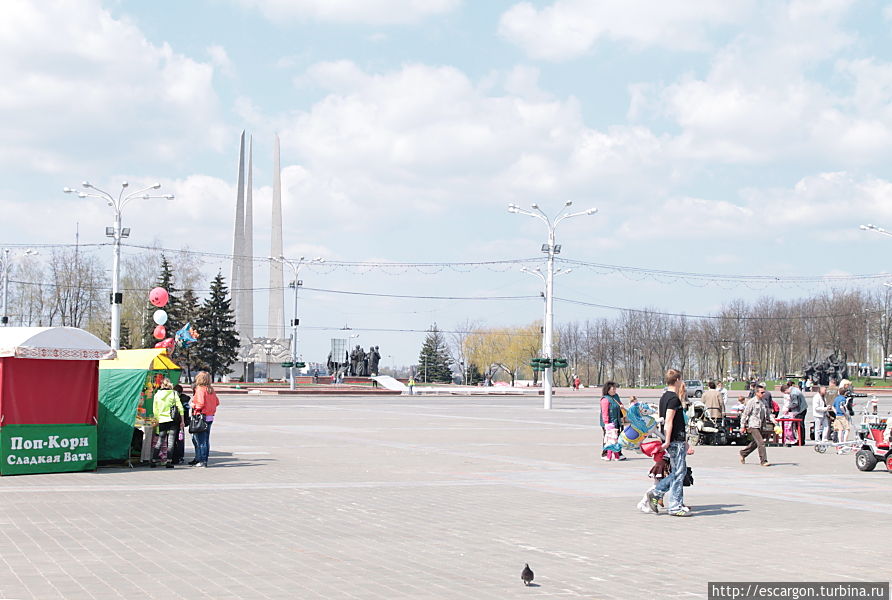 Майские гуляния на площади Победы Витебск, Беларусь