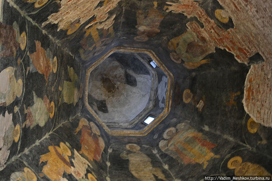 Фрески шатра Покровской церкви, 1570 г.г. Фрески шатра Покровской церкви, 1570 г.г.