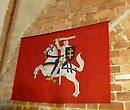 Под красным знаменем  с Погоней колошматили литовцы тевтонских рыцарей под Жальгирисом