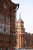 Угол задания Бывшей городской думы и часы на доме 27 по Б.Московской