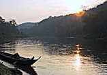 Тишина и спокойствие на лаосской реке