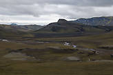 В горах Landmannalaugar