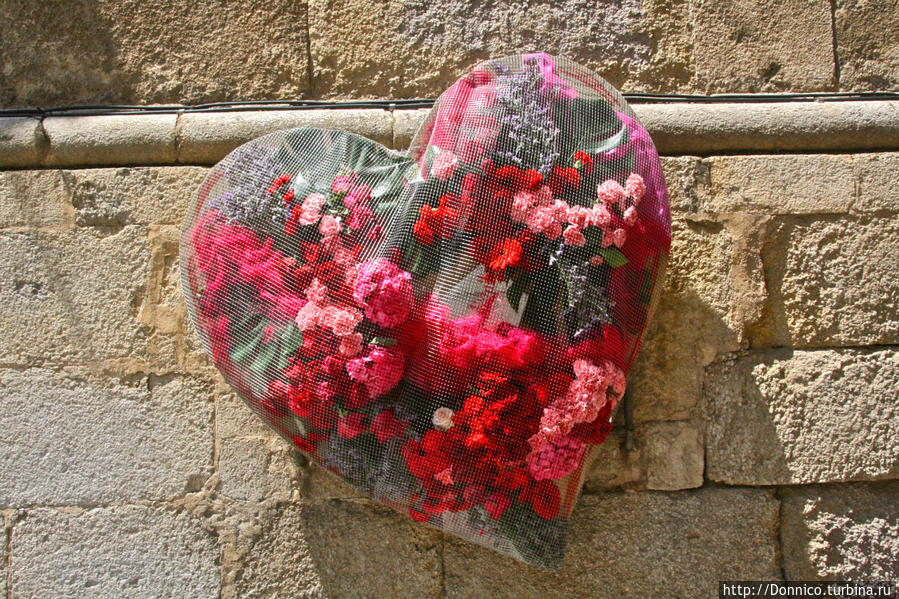 Цветочное Сердце Жироны (Праздник Цветов 2013) Жирона, Испания