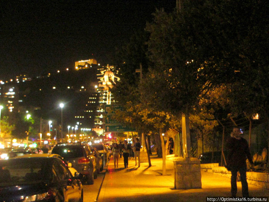 Прогулка по вечерней Хайфе Хайфа, Израиль