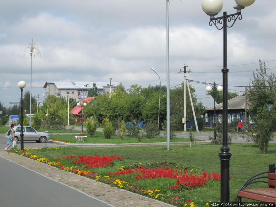 Прогулка по центру города Ялуторовск, Россия