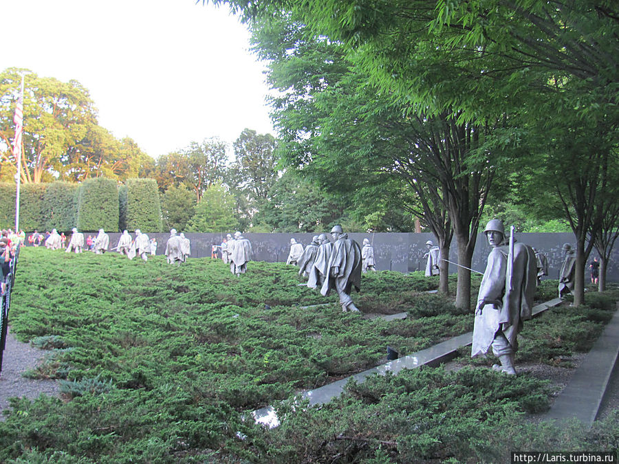 Мемориал Корейской войне. Очень впечатляет. Вашингтон, CША