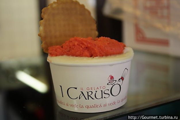Мороженое в Риме Италия