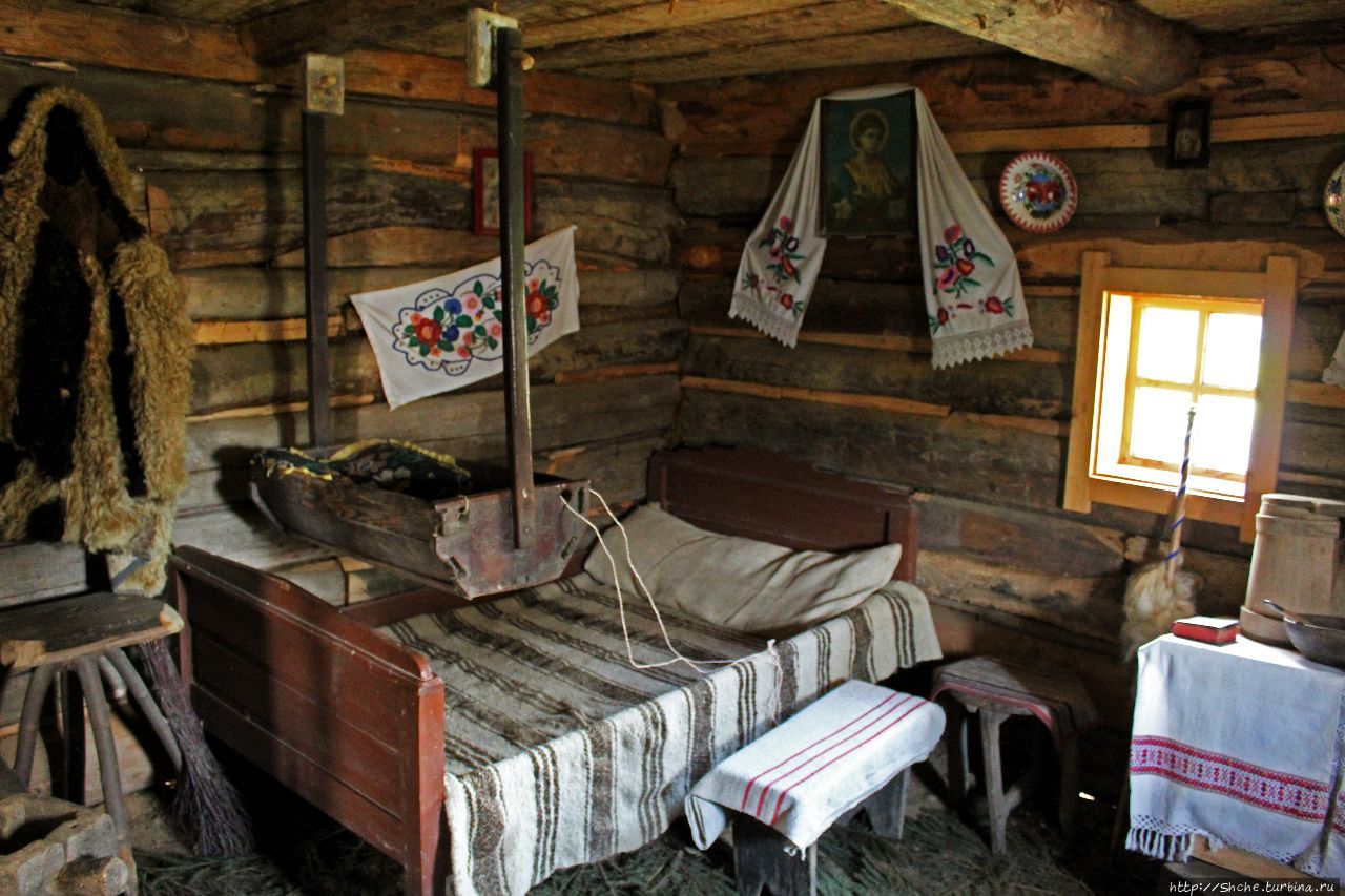 Типичный дом крестьянина 1856г. Колочава, Украина