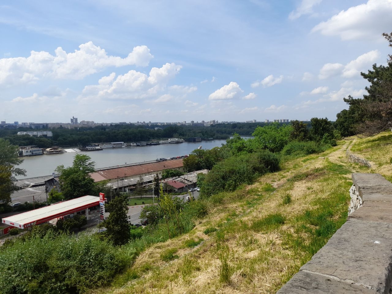 Вид с Белградской крепости Белград, Сербия