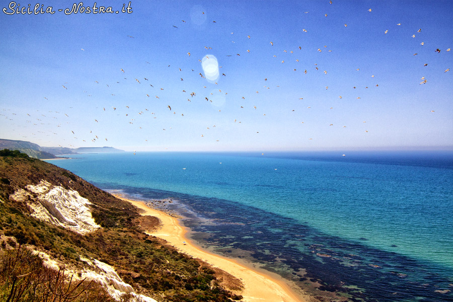 Пляж Торре Сальса Сицилия, Италия Пляж Торре Сальса Сицилия, Италия