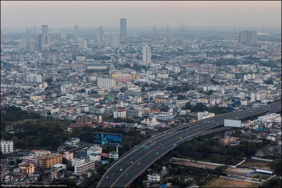 Бангкок с высоты Бангкок, Таиланд