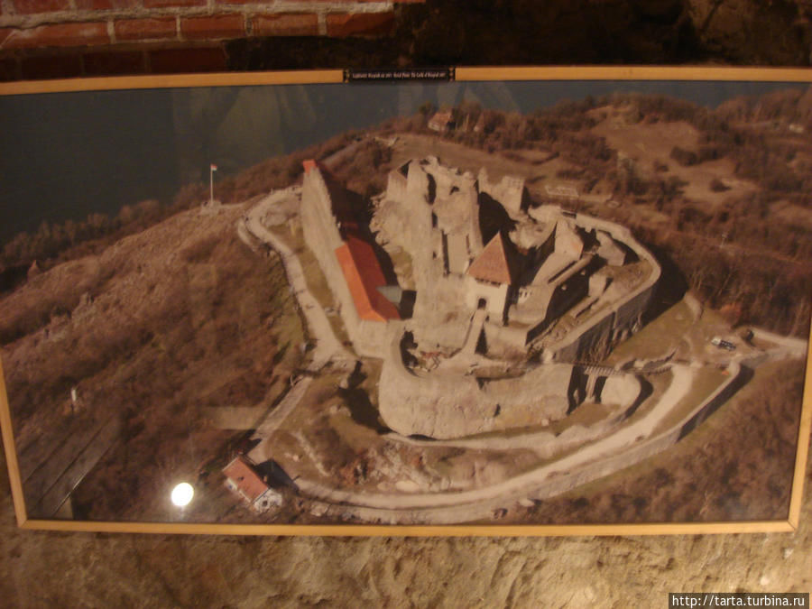 Макет Вышеградской крепости Вишеград, Венгрия