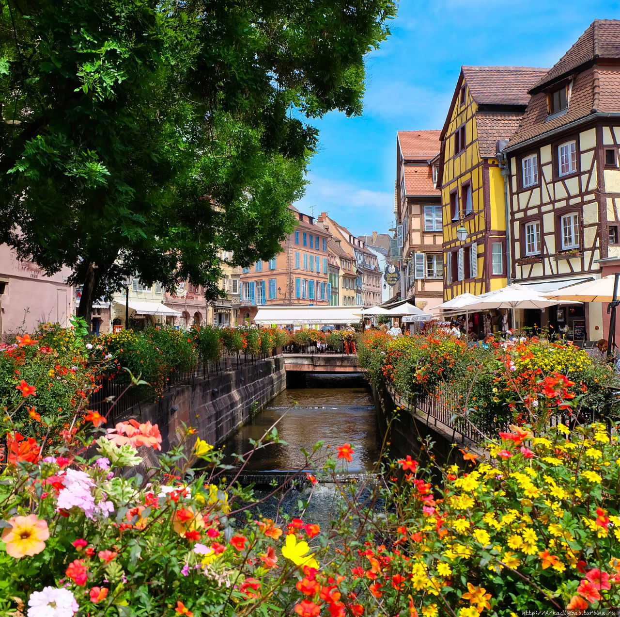 Кольмар – цветочная столица Эльзаса Кольмар, Франция
