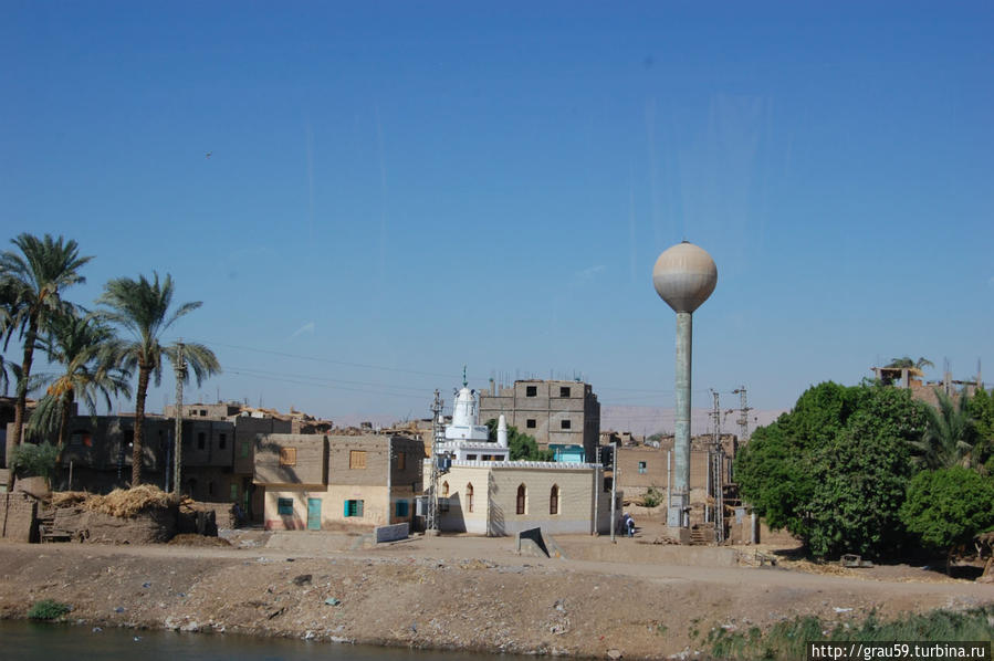 Нил, каналы и картошка Провинция Луксор, Египет