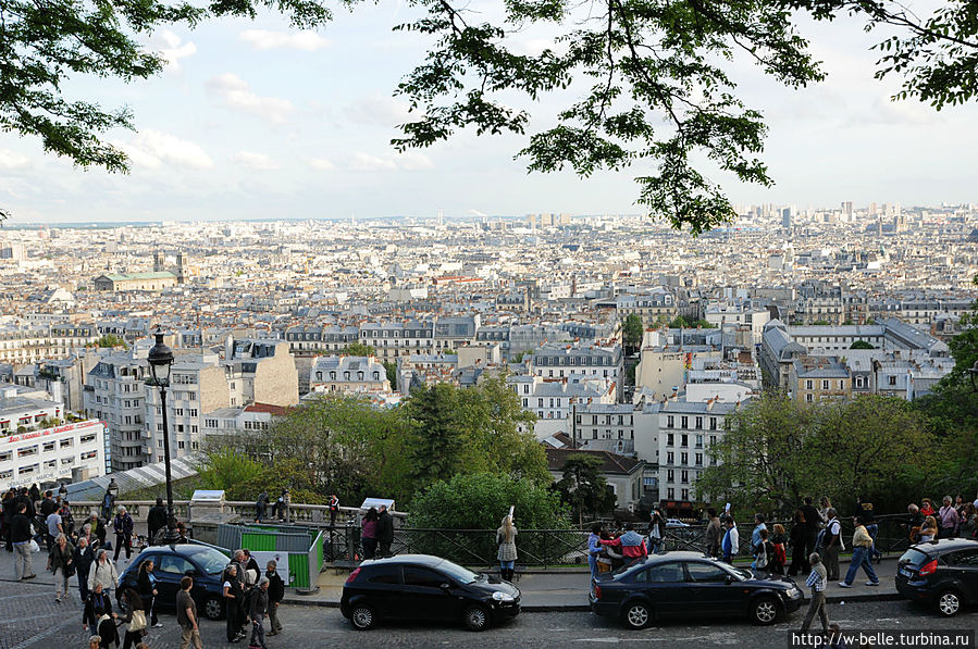 На вершине монмартрского холма Париж, Франция