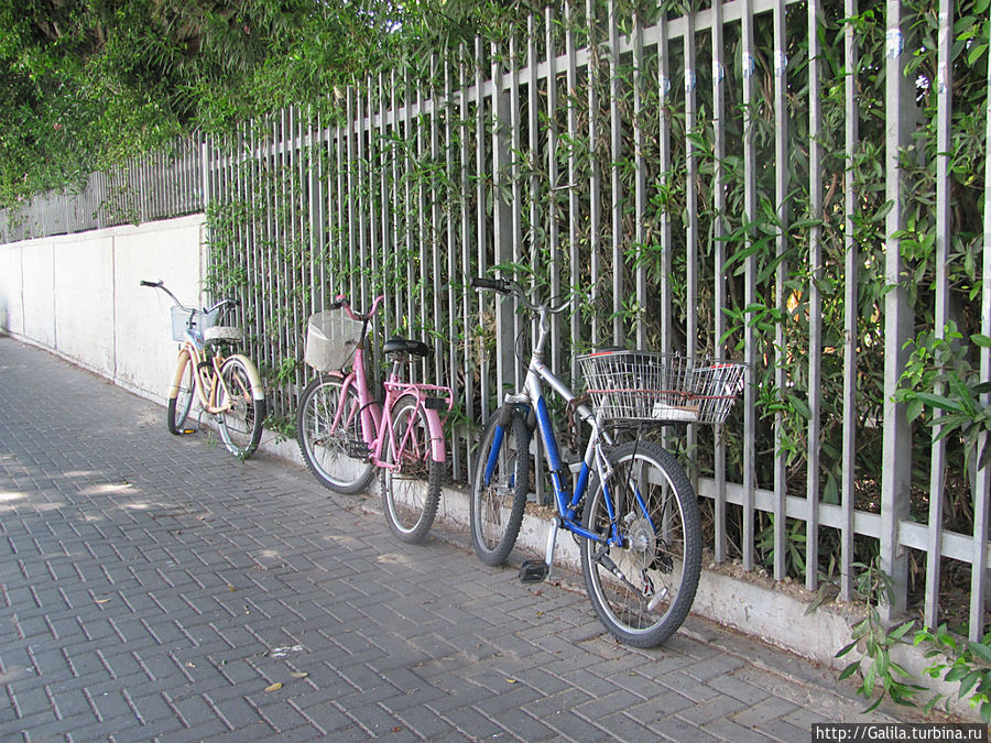 А, это личный транспорт, поэтому и прикован к забору. Тель-Авив, Израиль А, это личный транспорт, поэтому и прикован к забору. Тель-Авив, Израиль
