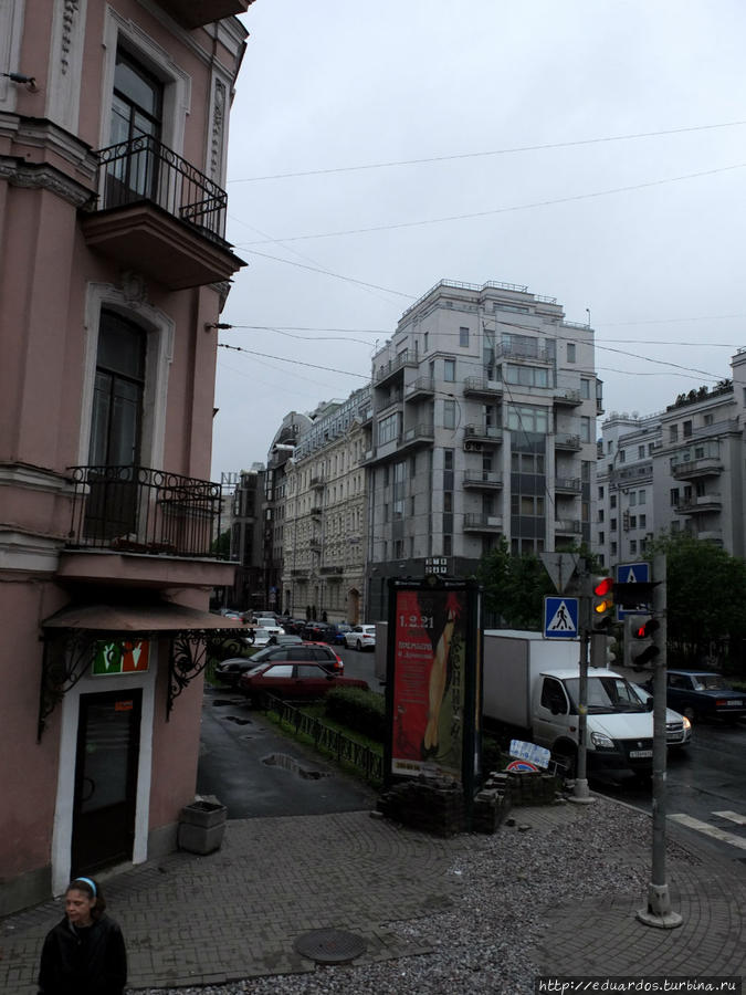 Санкт-Петербург из окна туристического автобуса Санкт-Петербург, Россия