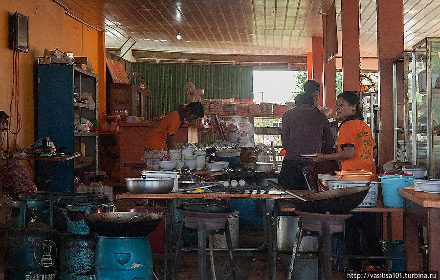 Придорожное кафе Остров Дон-Дет, Лаос