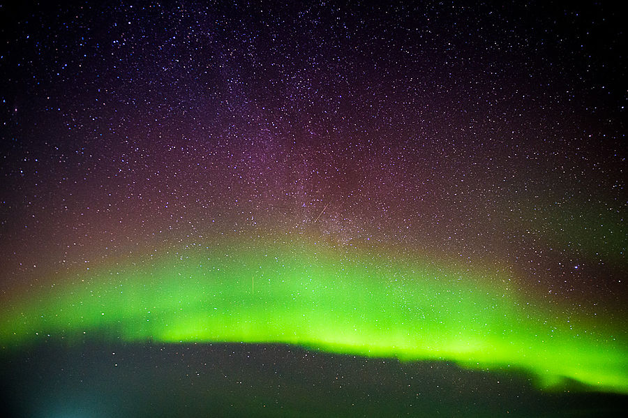 Про ночное небо за полярным кругом Териберка, Россия