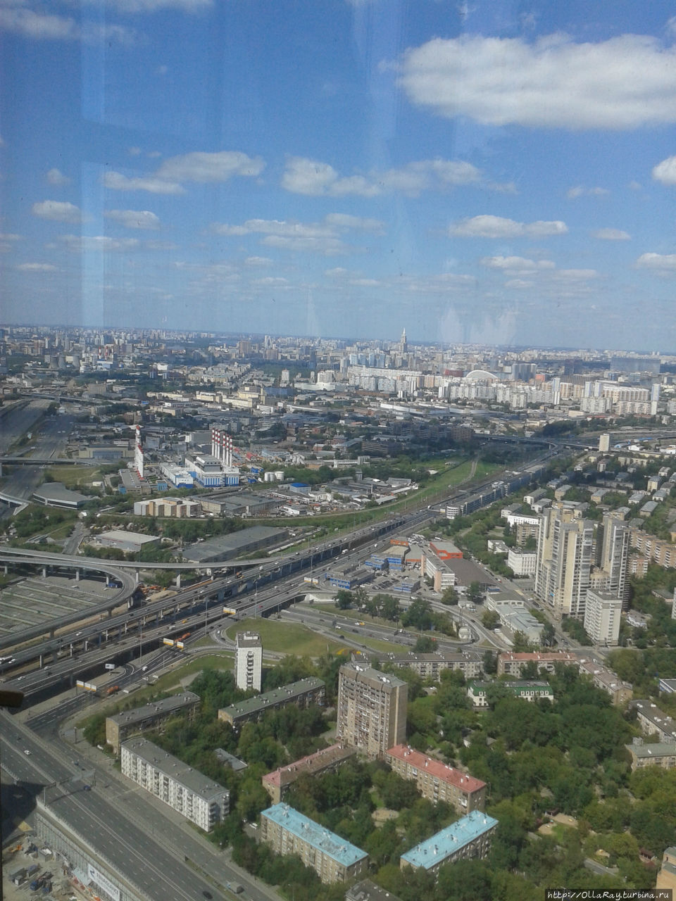 Вид на город Москва, Россия