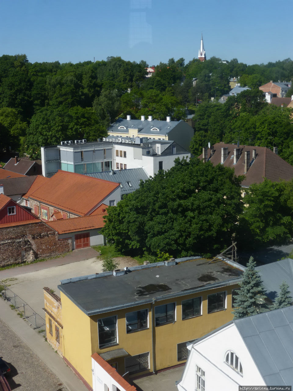 Панорама города Тарту, Эстония