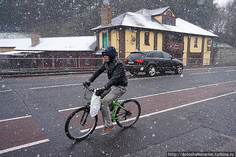 Падал дублинский снег Дублин, Ирландия