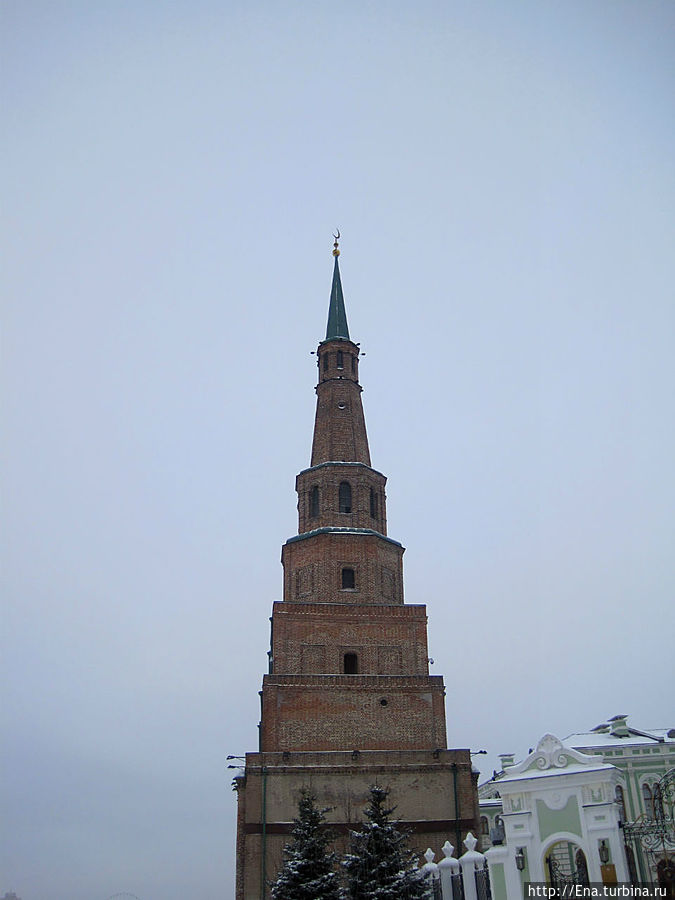Башня Сююмбике — падающая башня Казань, Россия