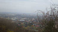 Вид на город с горы святого Марцина