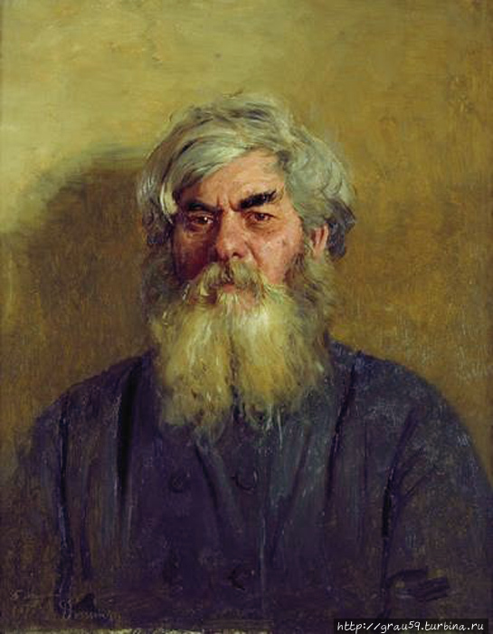 И.Е.Репин.Мужик с дурным глазом (1877). Москва, Россия